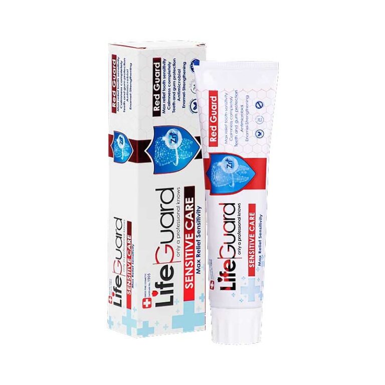 خمیر دندان حساس ردگارد برند لایف گارد