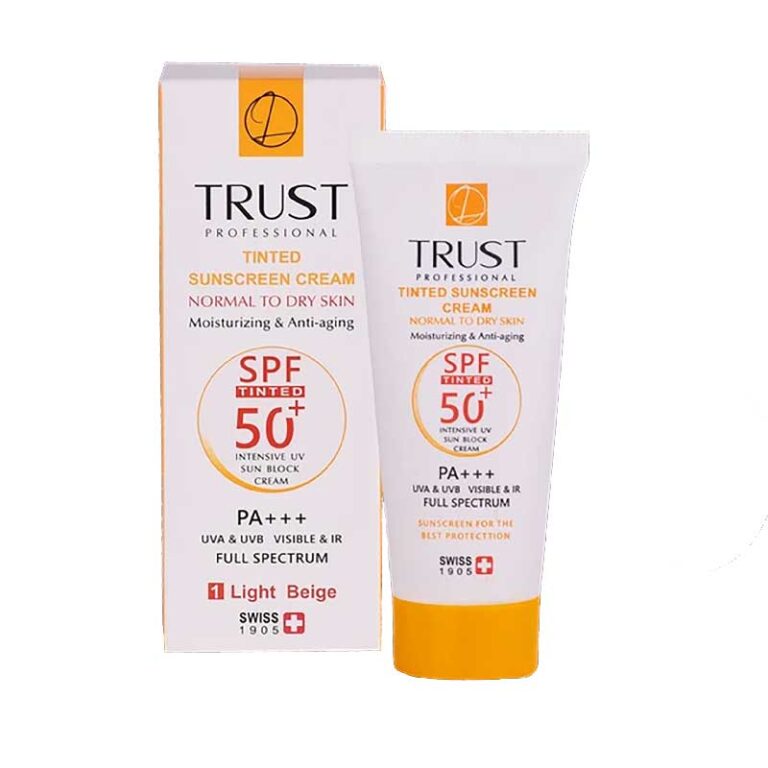 کرم ضد آفتاب رنگی و ضد پیری بژ روشن پوست خشک تا نرمال