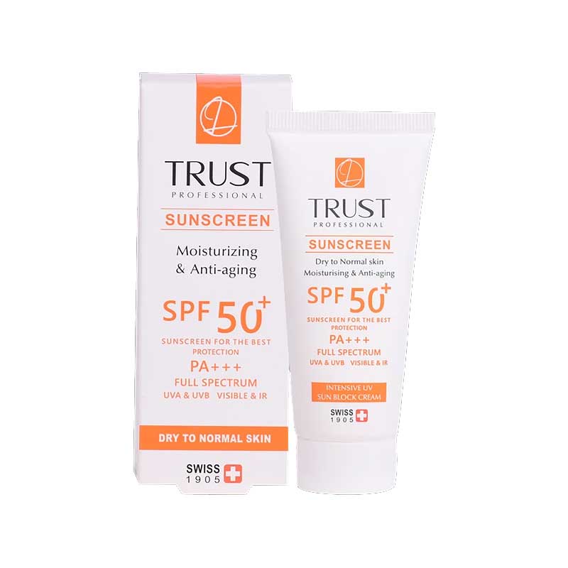 کرم ضد آفتاب و ضد پیری پوست خشک تا نرمال