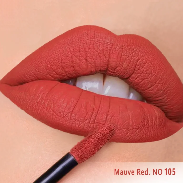 رژ لب مایع مخملی مات سرژه(Mauve Red)