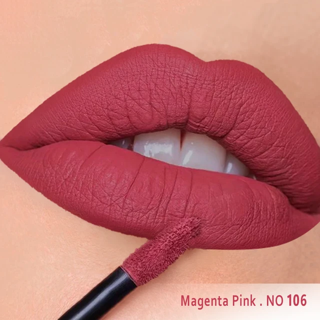 رژ لب مایع مخملی مات سرژه(Magenta Pink)